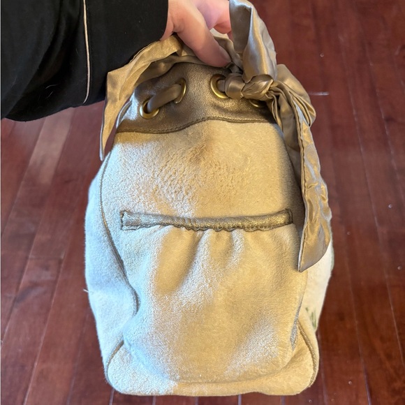 Vtg Y2K Juicy Couture Daydreamer Pink Floral Bag - Picture 6 of 12